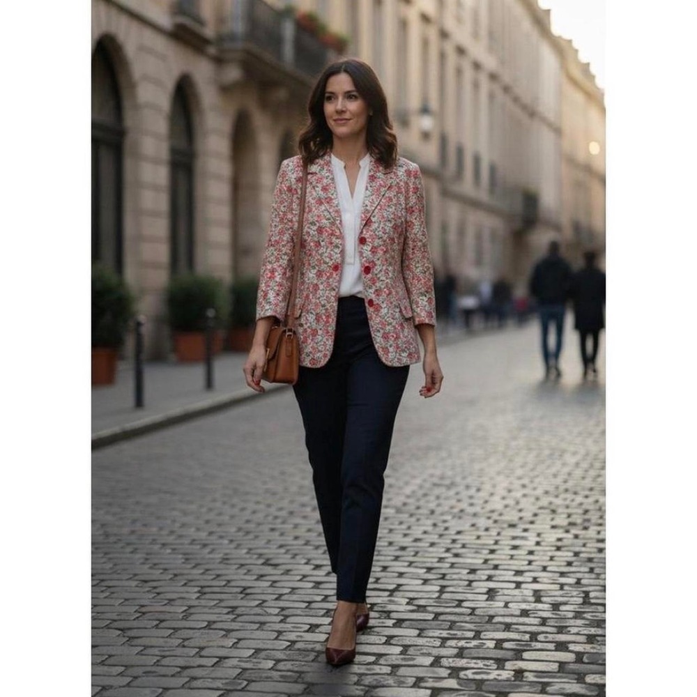 NWTTalbots Floral Blazer Jacket Size 12